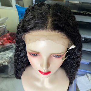 Peluca de Cabello Virgen Rizado Birmano Vietnamita de Color Natural para Mujer, Precio de Fábrica al por Mayor, Hermosa Peluca de Cabello en Tendencia - Product Image 2