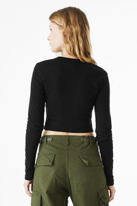 Camiseta Corta de Alta Calidad para Mujer, Estilo Y2K, Ajustada, de Algodón Suave con Elastano, Informal, de Verano, Fabricante OEM ODM - Product Image 3