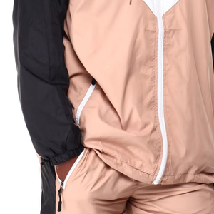 Ensemble de survêtement coupe-vent léger unisexe personnalisé, respirant, résistant au vent, vêtements de sport, vêtements actifs avec logo OEM - Product Image 3