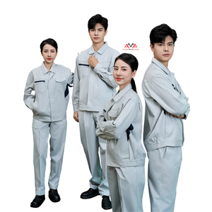 GOOD QUALITY garment worker <b>uniform</b> customize workwear set construction clothes safety working pants welding FMF factory LOW MOQ - Product Image 2