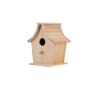 Elegante Casita de Madera para Pájaros con Atractivo Decorativo para Temas de Paisajes de Jardín - Product Image 4
