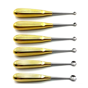 Cureta Recta Quirúrgica Profesional, Herramienta Duradera de Acero Inoxidable para Colecciones de Instrumentos Médicos - Product Image 6