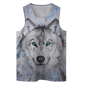 Débardeur Homme Personnalisé à Col Rond avec Impression Réaliste, Motif Animalier, Décontracté, Sans Manches, Entièrement Imprimé, Style Nature et Plein Air - Product Image 1