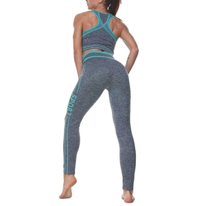 Ropa Deportiva al por Mayor, Conjuntos de Gimnasio de Alta Calidad para Mujer, Leggings y Sujetador Deportivo de Manga Larga para Yoga, Ropa Deportiva Elegante - Product Image 6