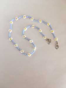 Cadena de cintura de cuentas de cristal con diseño floral para mujer, joyería de verano para playa, tira para el vientre, cinturón de margaritas coloridas en capas, accesorio para traje de baño - Product Image 4