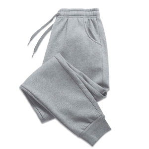 Mens Casual High Waist Sweatpants <b>Trousers</b> Customized Lightweight with Wide Leg 100% Cotton Breathable OEM Men Sweatpants - Product Image 2