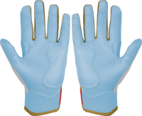 Guantes de Béisbol de Cuero al por Mayor, Color Blanco, Puño Corto, Antideslizantes, Cierre de Gancho y Bucle, Alta Calidad, Marca Adiha Impex