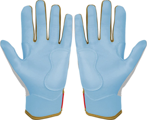 ถุงมือเบสบอลหนังแท้ขายส่ง สีตามสั่ง ข้อมือสั้น กันลื่น ปิดด้วยแถบตีนตุ๊กแก คุณภาพสูง ผลิตโดย Adiha Impex - Product Image 2