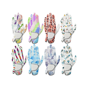 Gants de golf en cuir Cabretta sublimés, marque privée, pour hommes et femmes, super doux et légers, unisexes - Product Image 1