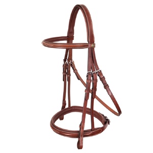 Bridon d'équitation en cuir et nylon de haute qualité, fabrication pakistanaise, vente en gros OEM pour chevaux - Product Image 1