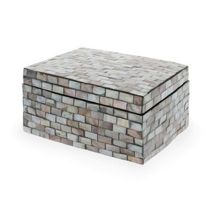 Boîte élégante en nacre, artisanale, pour le rangement de bijoux décoratifs, emballage cadeau de luxe, accessoire de décoration intérieure - Product Image 1