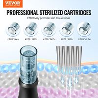 Stylo de micro-aiguilletage électrique 6 vitesses avec 22 aiguilles Modèle D0100HRI09T pour les soins de la peau Tous types de peau