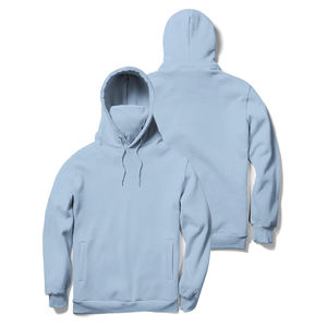 Sweat-shirts à capuche balaclava de haute qualité pour hommes, couleur bleu ciel, style décontracté, avec poche. - Product Image 3
