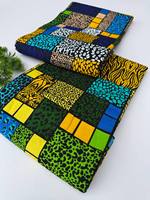 Tela Ankara de Alta Calidad con Estampado Africano Freetown para Prendas de Vestir, Decoración de Interiores, Producción Textil, OEM, ODM, Exportación Hitjem