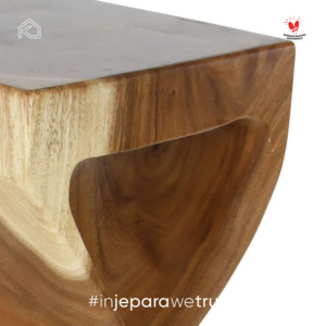 Luxury Solid Teak Wood <b>Side</b> <b>Table</b> Modern Sculptural Eco-Friendly Handmade Accent Furniture for Villa Resort Global Made Jepara - Product Image 5