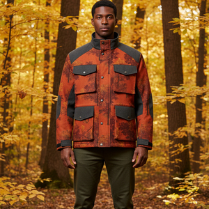 Veste de chasse haute performance avec doublure respirante et épaules résistantes à l'abrasion pour les expéditions forestières prolongées - Product Image 6