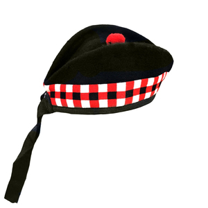 Gorra de uniforme Glengarry para banda de pipes, gorra Balmoral personalizada con bordado para uso ceremonial, gorra Glengarry de tambor mayor escocés de las Tierras Altas - Product Image 5