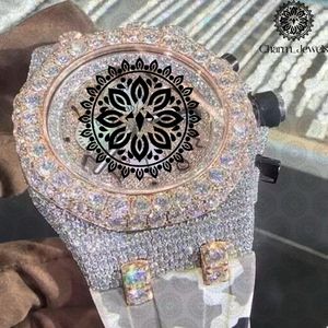 Charm Jewels Luxury Women's Stainless Steel <b>Watch</b> 42mm Round Analog Quartz Sapphire Crystal Luminous Fashion Band - Product Image 2