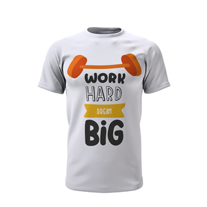 T-shirts à séchage rapide par sublimation avec impression intégrale 100 % polyester, personnalisation du logo, idéaux pour les vêtements de sport, de gym et les commandes en gros - Product Image 5