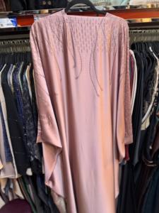 Best Selling Kaftan Abaya Handmade Turkish Floor Length Long Sleeve V Neck Polyester Regular Fit Casual Evening Party <b>Flared</b> - Product Image 6