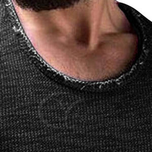 Camiseta Casual para Hombre, Estilo Deportivo, Talla Grande, Camiseta Casual de Algodón para Hombre, Proveedor de Camisetas con Efecto Desgastado en Talla Adulto - Product Image 2