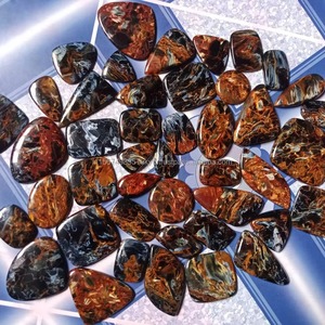 Pietersite naturelle de Namibie, cabochon bleu, cristal roulé de guérison, perle de pierre précieuse, Marra Mamba, pierre précieuse en vrac - Product Image 6
