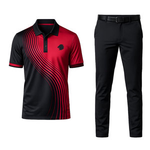 Conjunto de Uniforme de Golf Hecho en Fábrica Directa, Proveedor OEM, Uniforme de Golf Ligero de Secado Rápido, Ropa de Entrenamiento - Product Image 1