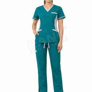 Uniforme de enfermera de alta calidad a precio económico, venta al por mayor, buen material, uniforme quirúrgico para mujer, hecho en Pakistán. - Product Image 3