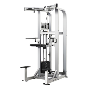Máquina de Dominadas Asistidas de Acero de Grado Comercial, Equipo de Gimnasio, Estaciones de Dip, Barras de Dominadas, Ejercicios de Brazos, Entrenadores Personales - Product Image 4