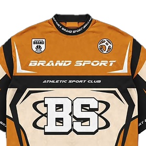 เสื้อเจอร์ซีย์ฟุตบอลแบบตาข่ายระบายอากาศได้ดีพิมพ์ลายซับลิเมตทันสมัยสำหรับแฟนทีมชาติขนาดพิเศษ - Product Image 4