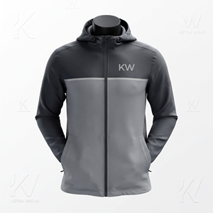 Nouvelle veste à capuche 2027 de qualité supérieure, design color block, coupe-vent, fermeture éclair intégrale, style sportif, imperméable, coupe-vent, décontractée - Product Image 1