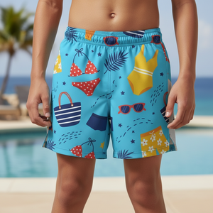 Fabricante de Shorts de Baño Sublimados Personalizados, OEM, Marca Privada, Shorts de Playa de Secado Rápido - Product Image 4