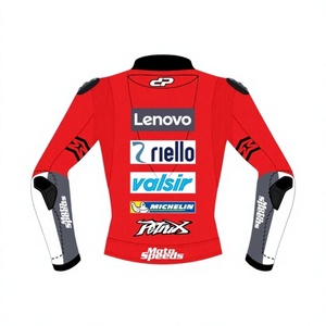 Danilo Petrucci <b>Racing</b> <b>Jacket</b> Rucati Custom Kangaroo Leather MotoCP CE Approved Armored Men's Professional <b>Jacket</b>/Chaqueta - Product Image 2
