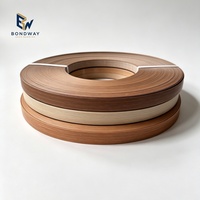 Bande de chant auto-adhésive en PVC, finition mate grain de bois, 1x22mm, largeur personnalisable 0.4-3mm, pour bordure d'étagère en panneau de particules