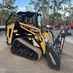 Heavy Duty Diesel Skid Steer Loader Crawler Loader Mulcher Attachment High Efficiency Motor for Professional Tree Clearing <b>Brush</b> - Product Image 4