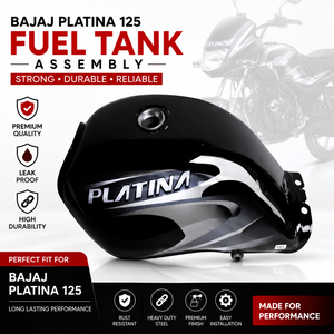 Conjunto de Tanque de Combustible para Motocicleta OEM para Bajaj Platina 125, Tanque de Gasolina de Acero Duradero, Pieza de Repuesto - Product Image 2