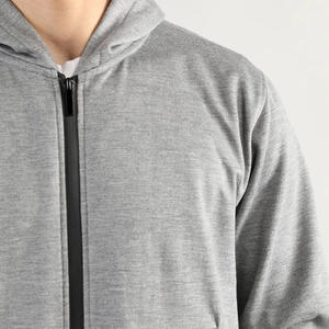 Sudadera con Capucha de Algodón de Alta Calidad para Hombre, con Cierre, Logotipo Personalizado OEM, Corte Regular, Informal, para Invierno - Product Image 3