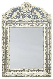 Cadres de miroir en aluminium non poli avec incrustations d'os, tailles multiples, cadre photo antique avec incrustations d'os, cadres photo avec incrustations d'os - Product Image 6