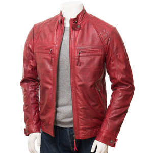 Veste en cuir véritable pour homme, style streetwear, taille personnalisée, décontractée, pour l'hiver, imperméable, coupe-vent, respirante, prix bas, tendance - Product Image 3