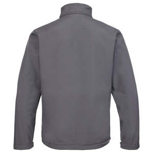 Chaqueta Soft Shell Gris para Hombre, Manga Larga, Cortavientos, Ropa de Otoño para Exteriores - Product Image 2