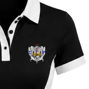 Vestido Deportivo Personalizado Sigma Gamma Rho con Paneles Laterales, Vestido Atlético para Mujer, Manga Corta, Cuello Camisero, Ropa de Equipo, OEM, ODM, Venta al Por Mayor - Product Image 5