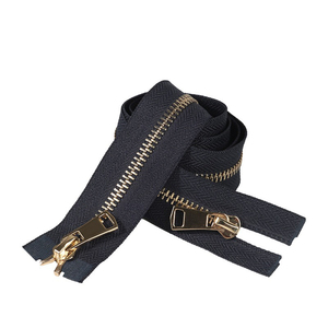 High Quality No. 8 Metal <b>Zipper</b> No. 8 Gold-Tone Metal <b>Zipper</b> Factory - Product Image 6
