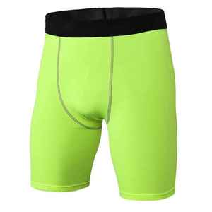 Men's Eco-Friendly Solid Casual <b>Compression</b> Running Gym <b>Shorts</b> with Front Logo-Quick Dry Lightweight Active Wear - Product Image 5