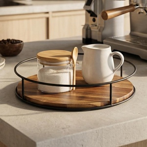 Bandeja de Acacia de Lujo, Ecológica, Hecha a Mano, Rectangular, Diseño Único, Tendencia Popular, Superventas, Nueva - Product Image 4