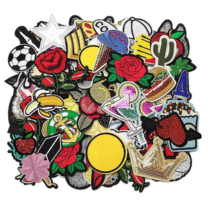 2026 Custom Eco-Friendly <b>Iron</b> <b>on</b> Chenille Embroidery Patches Woven Fabric Labels Heat <b>Transfer</b> Cloth Stickers Sew-<b>On</b> Custom Size - Product Image 1