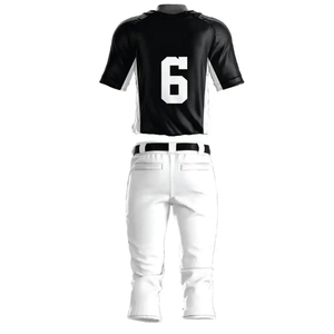 Adult Men Baseball Uniform Complete Set Pullover Top Piped Pants <b>Knicker</b> Style Home Complete Men Baseball Uniform Top Pants Sock - Product Image 4