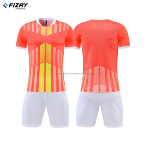 FIZAY ENTERPRISES Men's Custom Sublimation <b>Football</b> Jersey Uniform New Soccer Team <b>Shirt</b> and Shorts - Product Image 4
