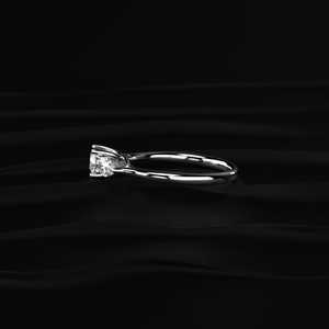 Anillo de Tres Piedras de Moissanita con Corte Redondo y en Forma de Pera, Plata 925, Oro 10k 14k 18k, Platino, 2.80 TCW, VVS, Incoloro, Joyería Nupcial Hecha a Mano - Product Image 6