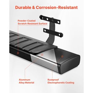 Pedane Laterali da 6 Pollici per Dodge Ram 1500 Crew Cab 2019-2025, Capacità 500 Libbre, Non Compatibili con 1500 Classic - Product Image 3