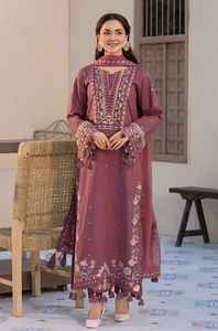 Tenues d'été pakistanaises et indiennes Shalwar Kameez en tissu de coton Lawn, vêtements formels avec des caractéristiques de séchage rapide et anti-plis - Product Image 2